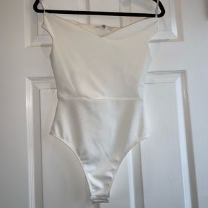 Missguided off the shoulder bodysuit